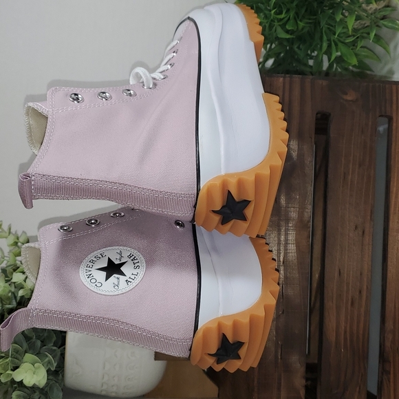 Converse Run Star Hike Unisex Recycled Seasonal Color High Top Himalayan Salt - Picture 5 of 11
